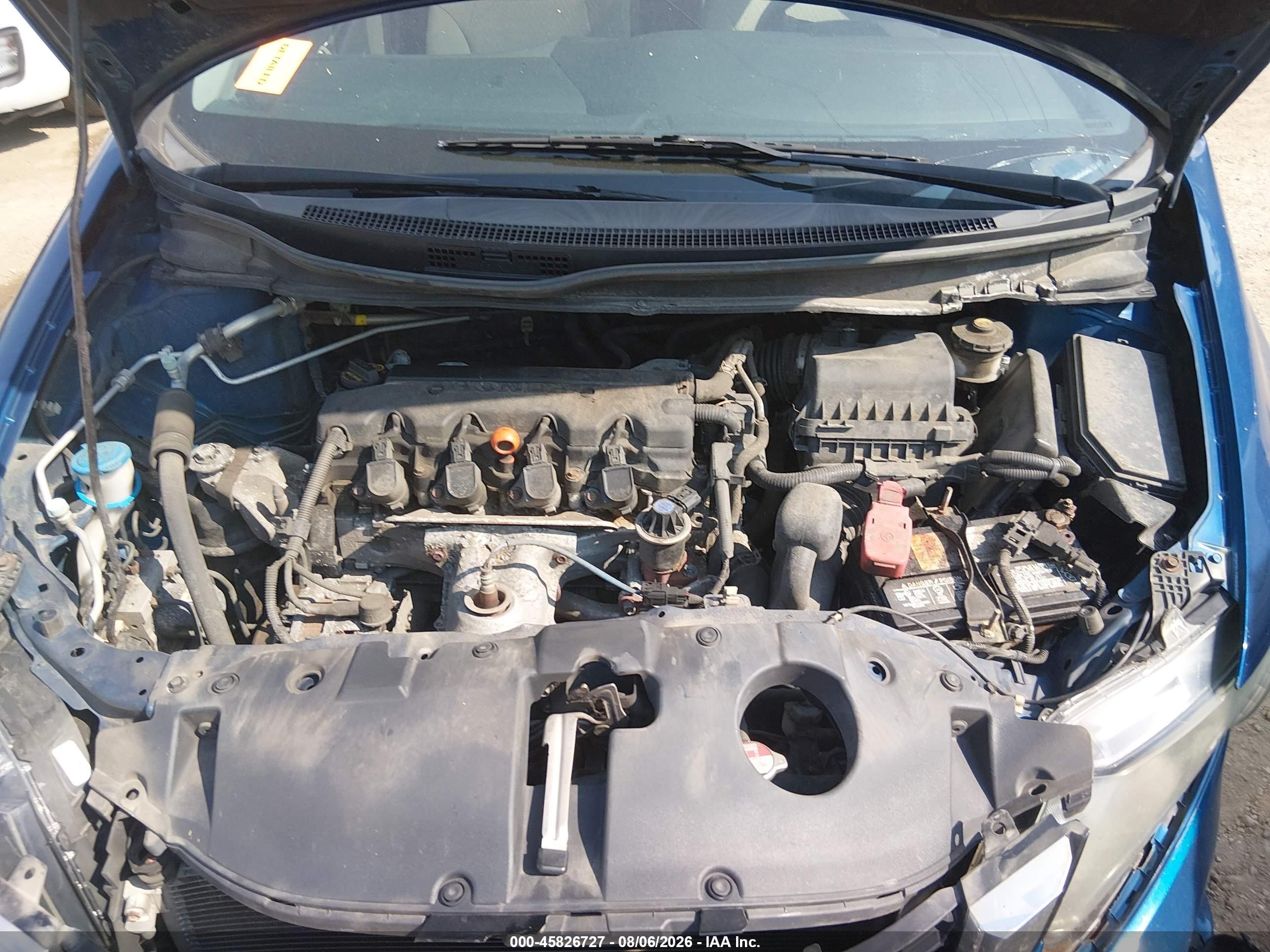 2014 Honda Civic Ex Синий vin: 19XFB2F86EE060960