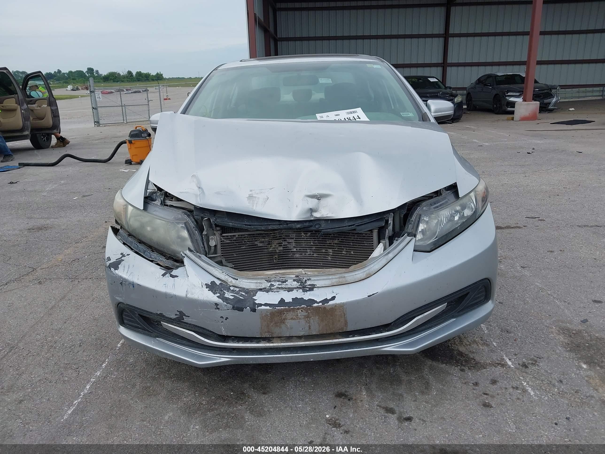 2014 Honda Civic Ex Gray vin: 19XFB2F86EE064748