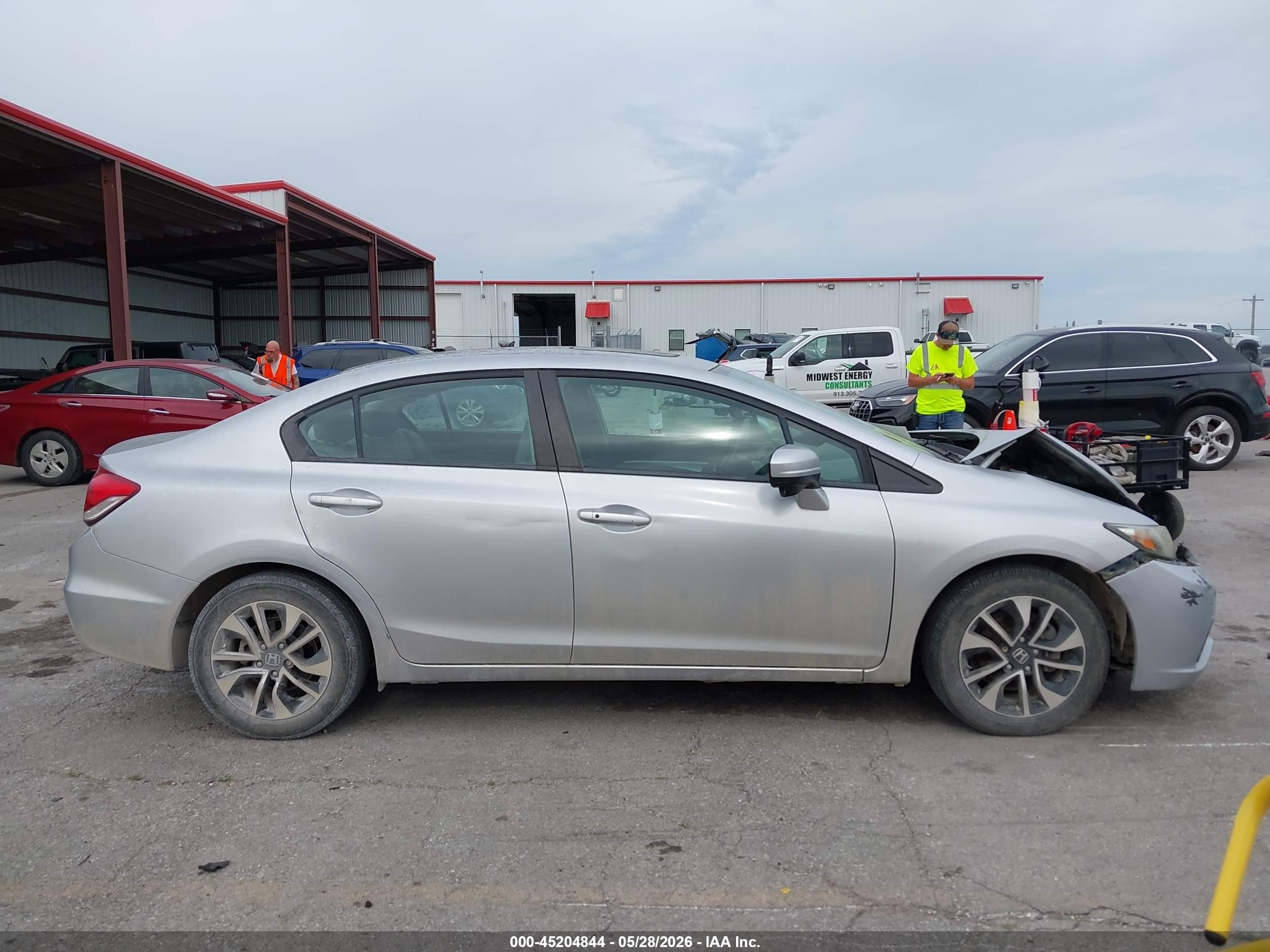 2014 Honda Civic Ex Gray vin: 19XFB2F86EE064748