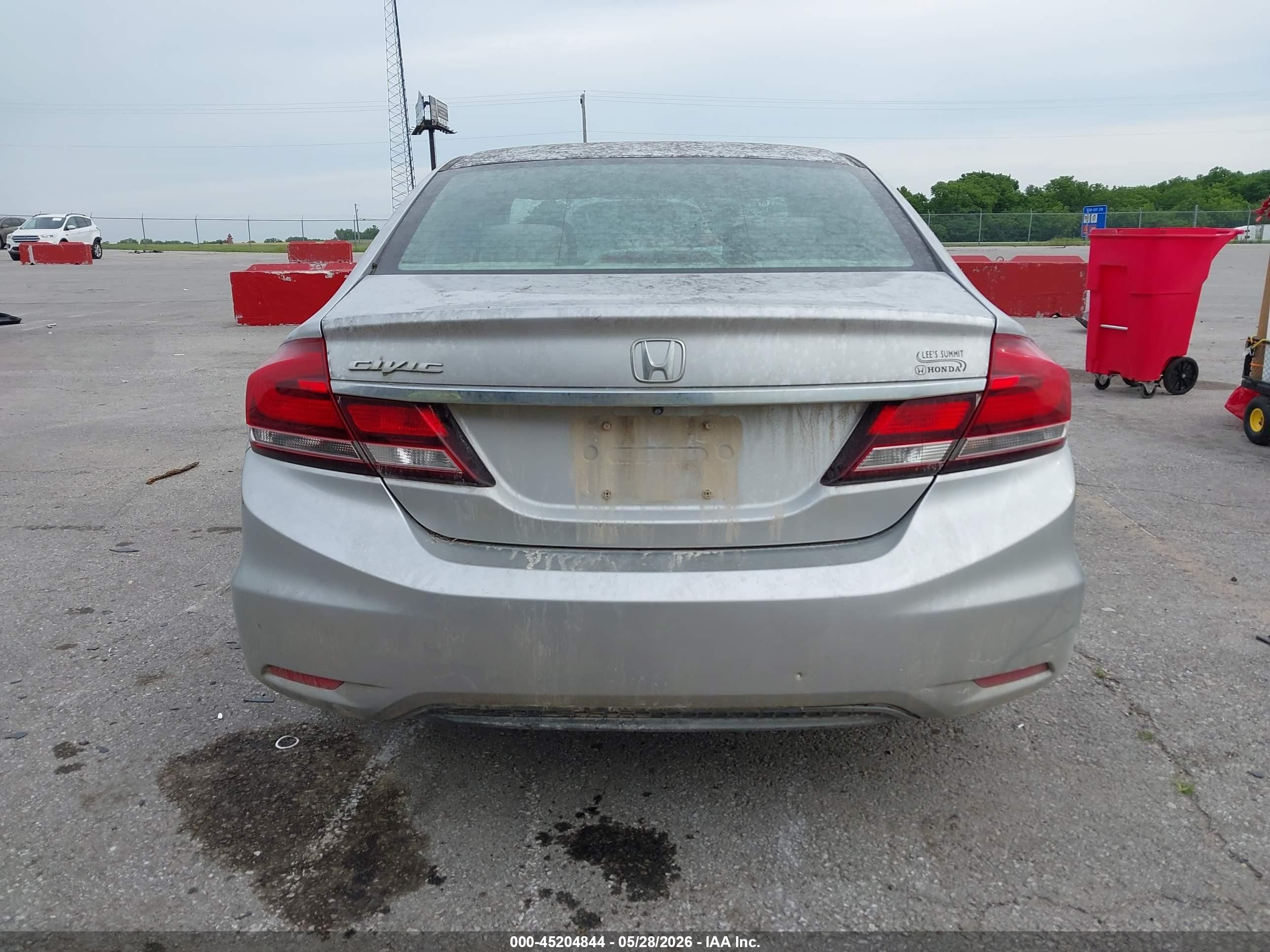 2014 Honda Civic Ex Gray vin: 19XFB2F86EE064748