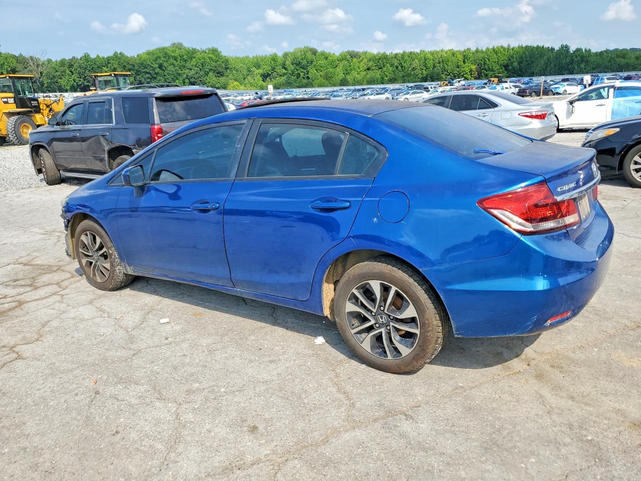 2014 Honda Civic Ex Blue vin: 19XFB2F86EE077046