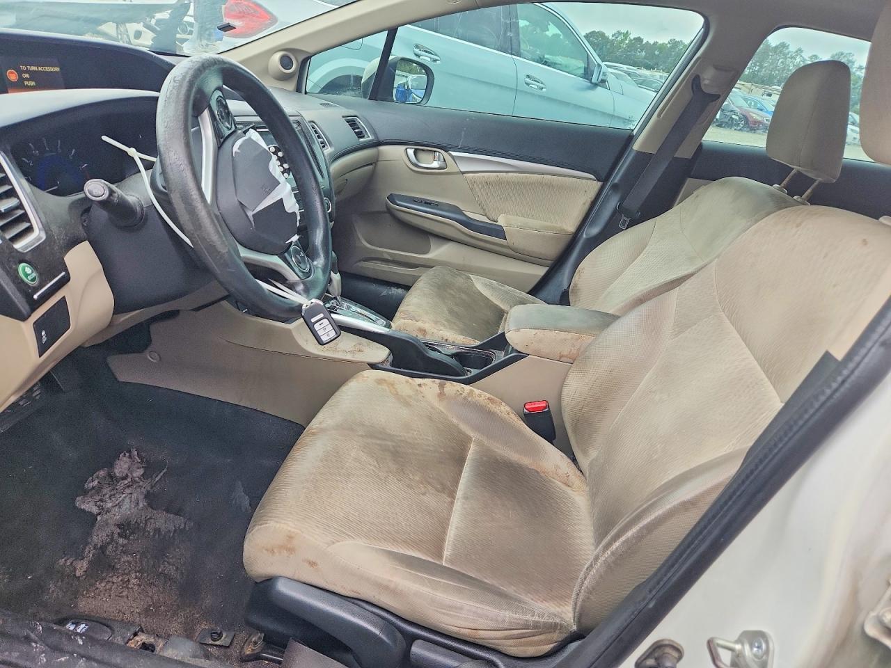 2014 Honda Civic Ex White vin: 19XFB2F86EE080769