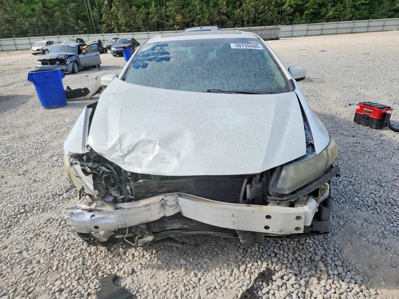 2014 Honda Civic Ex White vin: 19XFB2F86EE080769