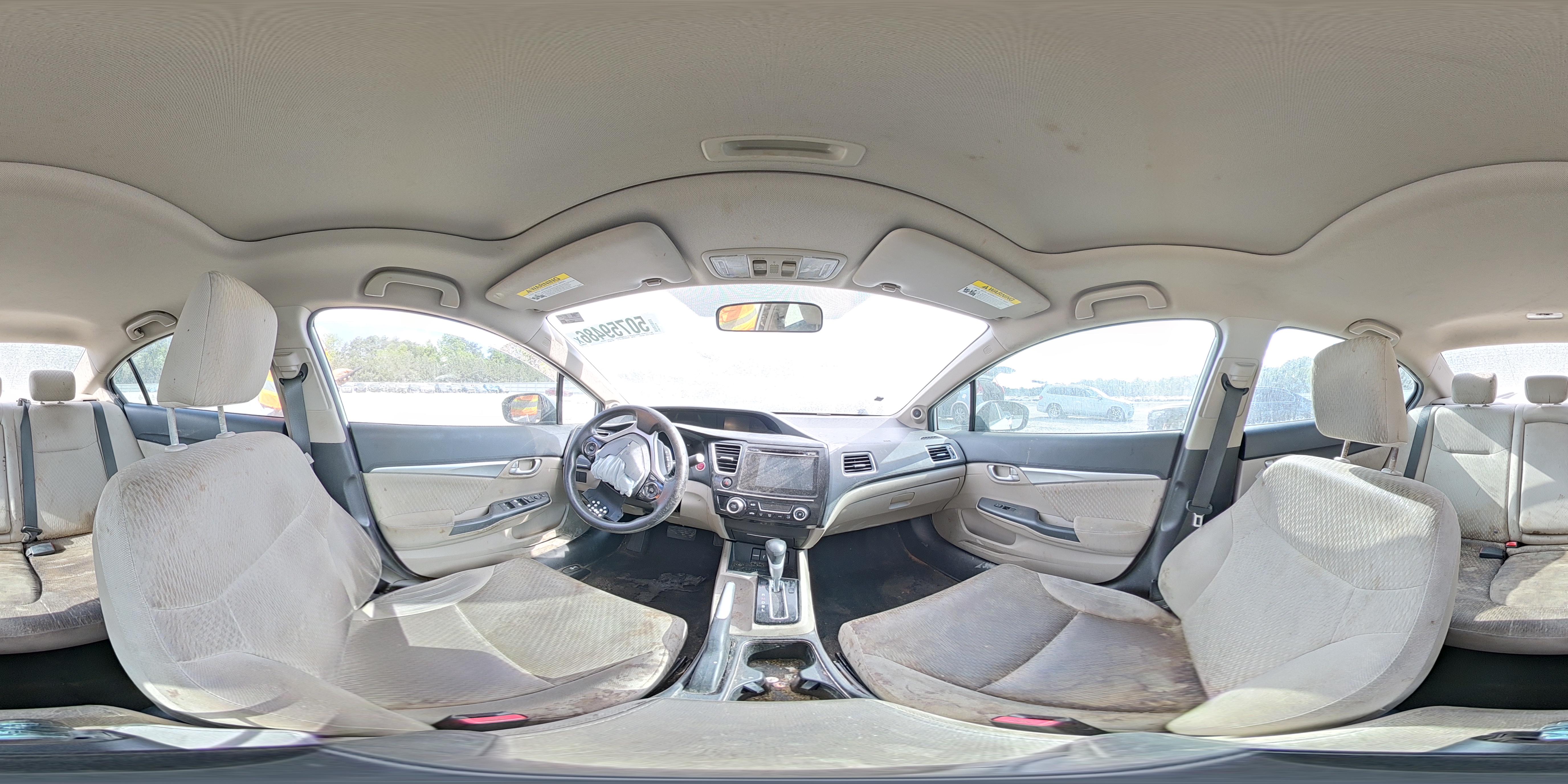 2014 Honda Civic Ex White vin: 19XFB2F86EE080769