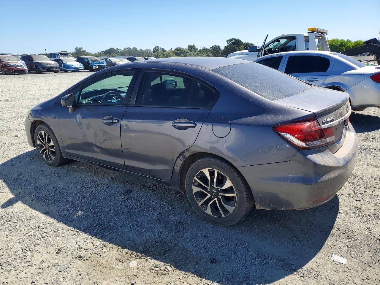 2014 Honda Civic Ex Gray vin: 19XFB2F86EE237863