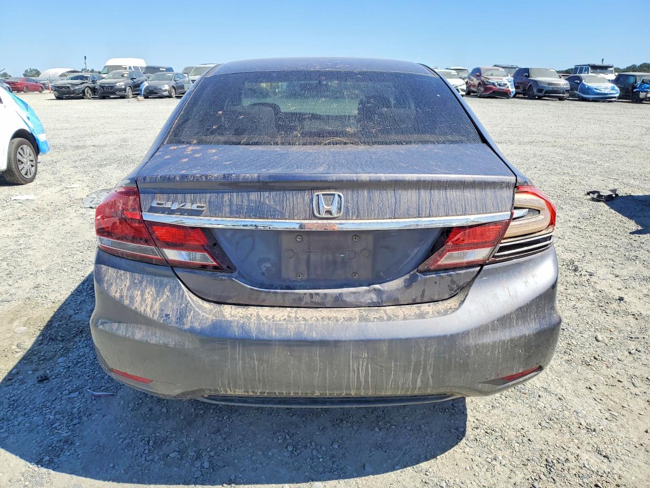 2014 Honda Civic Ex Gray vin: 19XFB2F86EE237863