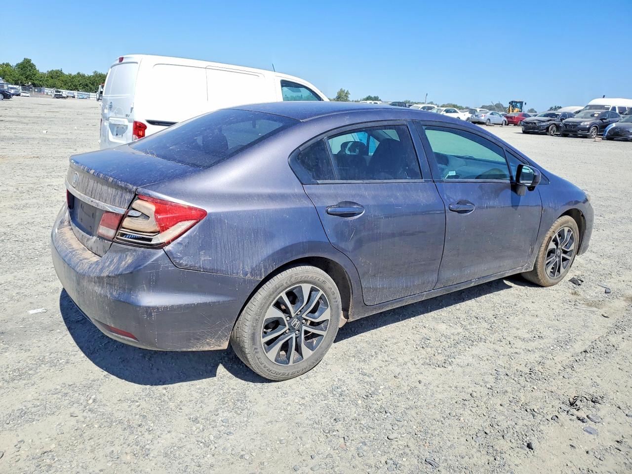 2014 Honda Civic Ex Gray vin: 19XFB2F86EE237863