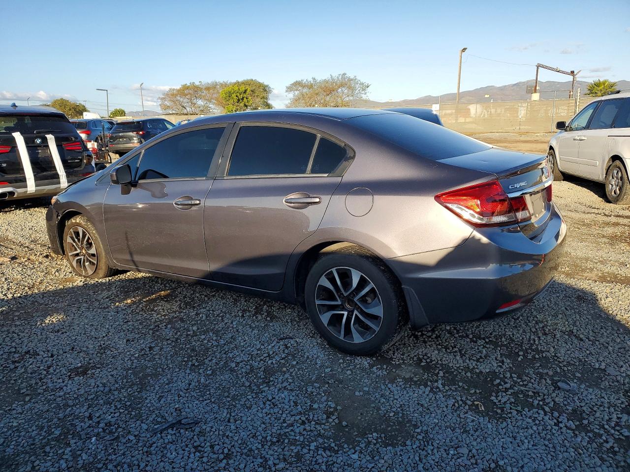2014 Honda Civic Ex Gray vin: 19XFB2F86EE255389