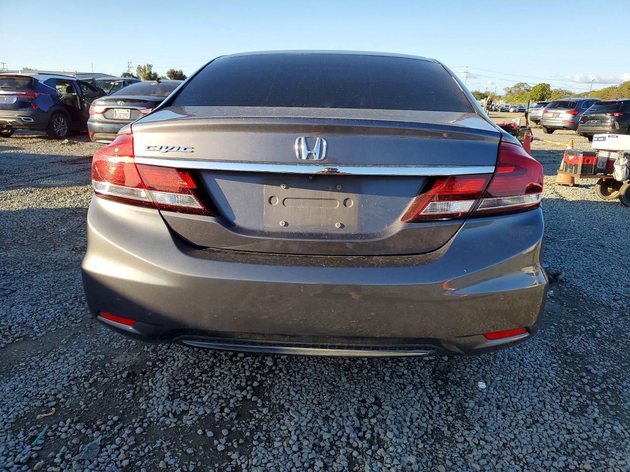 2014 Honda Civic Ex Gray vin: 19XFB2F86EE255389