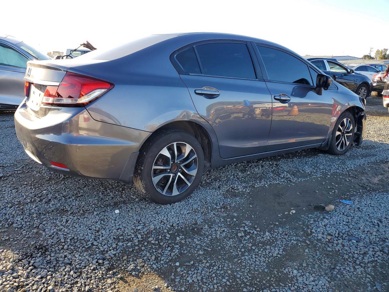 2014 Honda Civic Ex Gray vin: 19XFB2F86EE255389