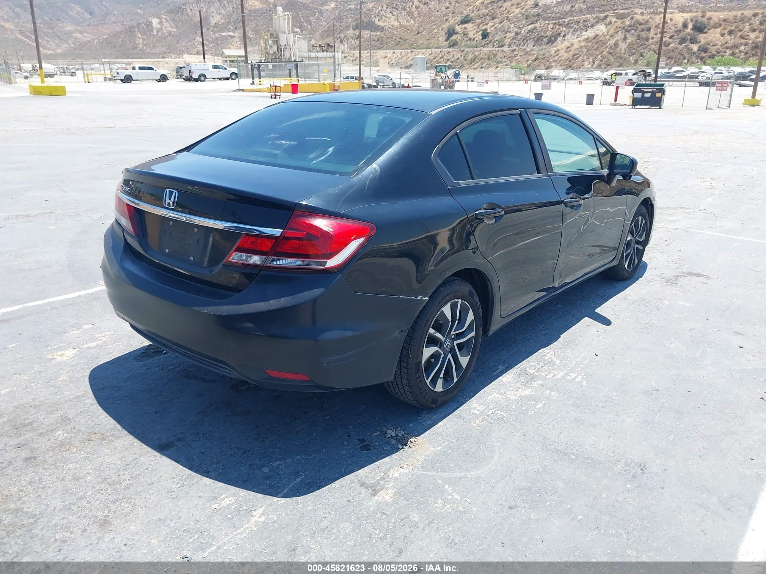 2014 Honda Civic Ex Black vin: 19XFB2F86EE266067