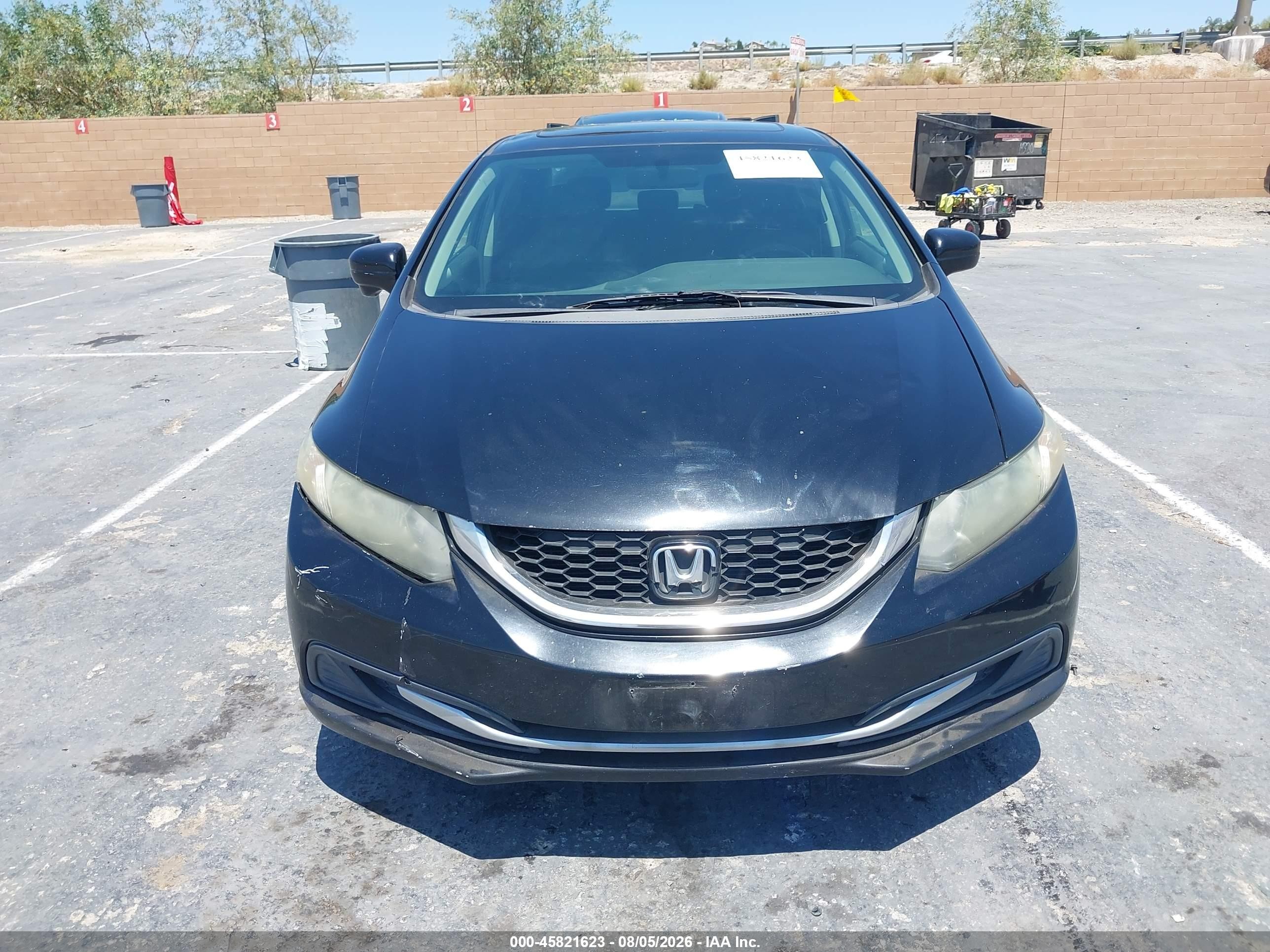 2014 Honda Civic Ex Black vin: 19XFB2F86EE266067