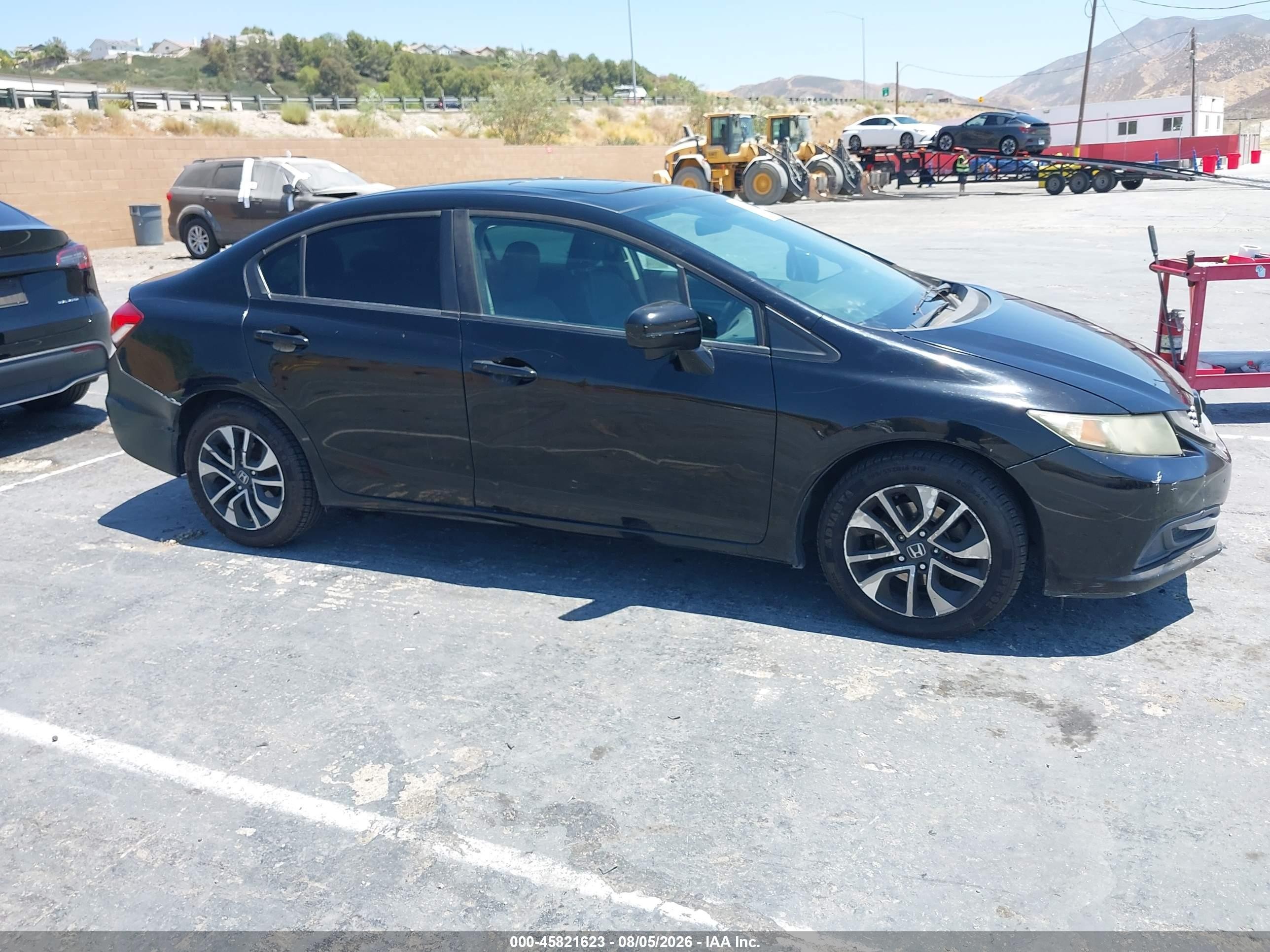 2014 Honda Civic Ex Black vin: 19XFB2F86EE266067
