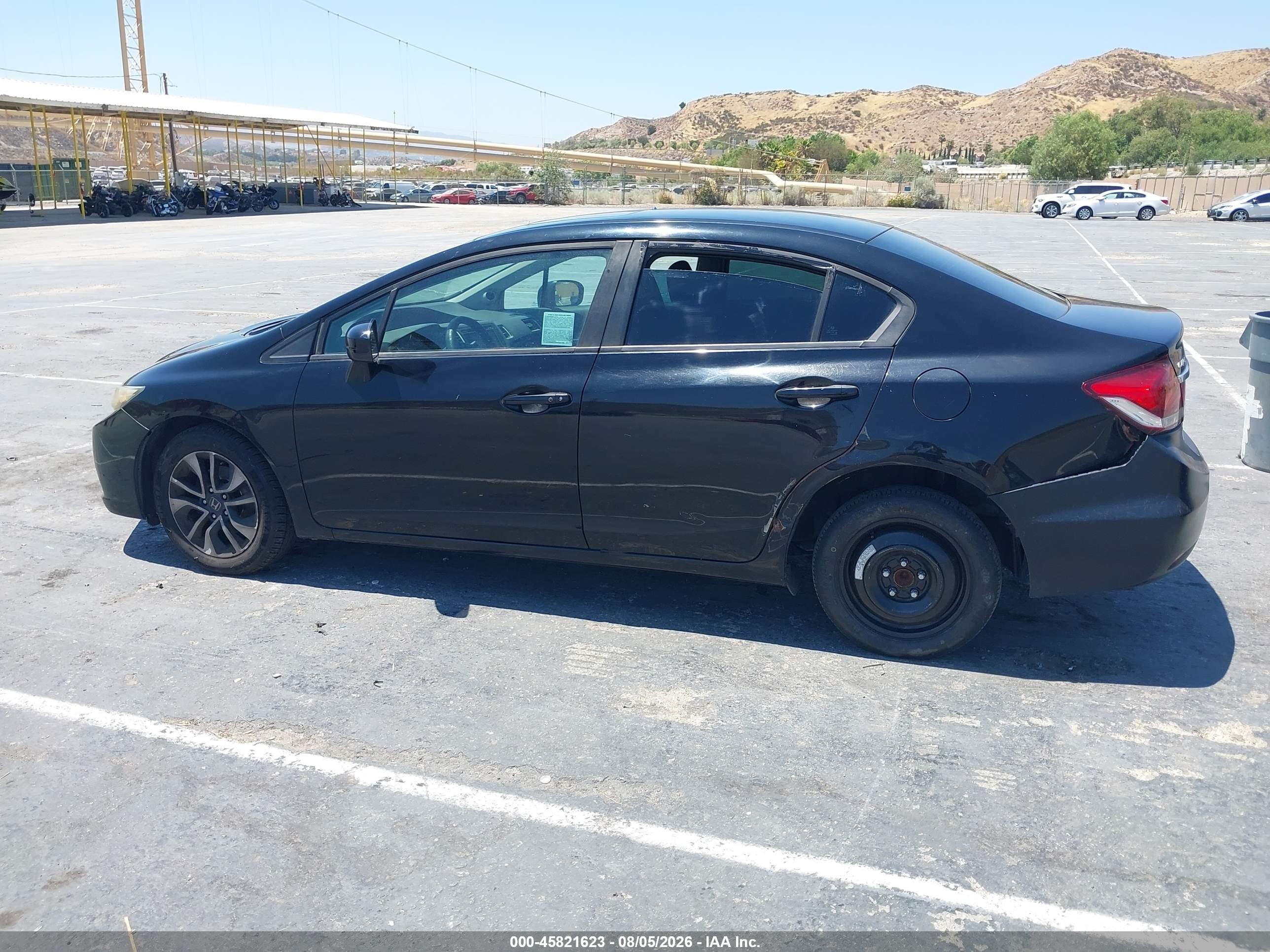 2014 Honda Civic Ex Black vin: 19XFB2F86EE266067