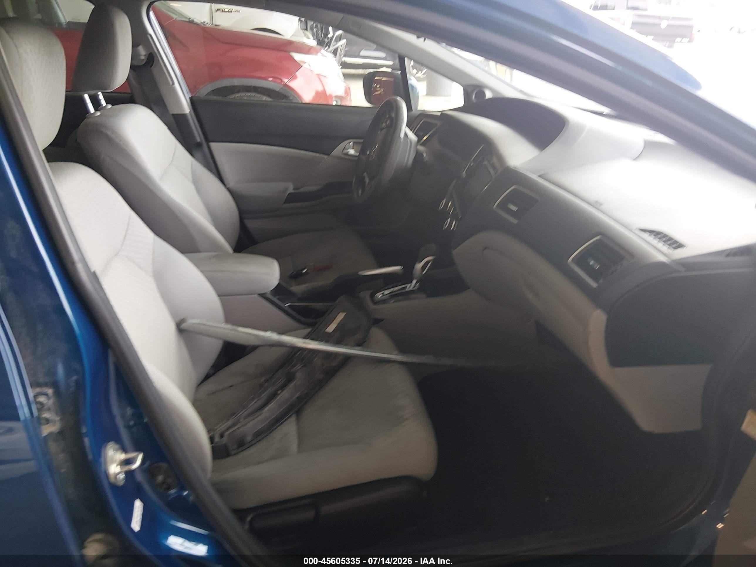 2015 Honda Civic Ex Blue vin: 19XFB2F86FE000887