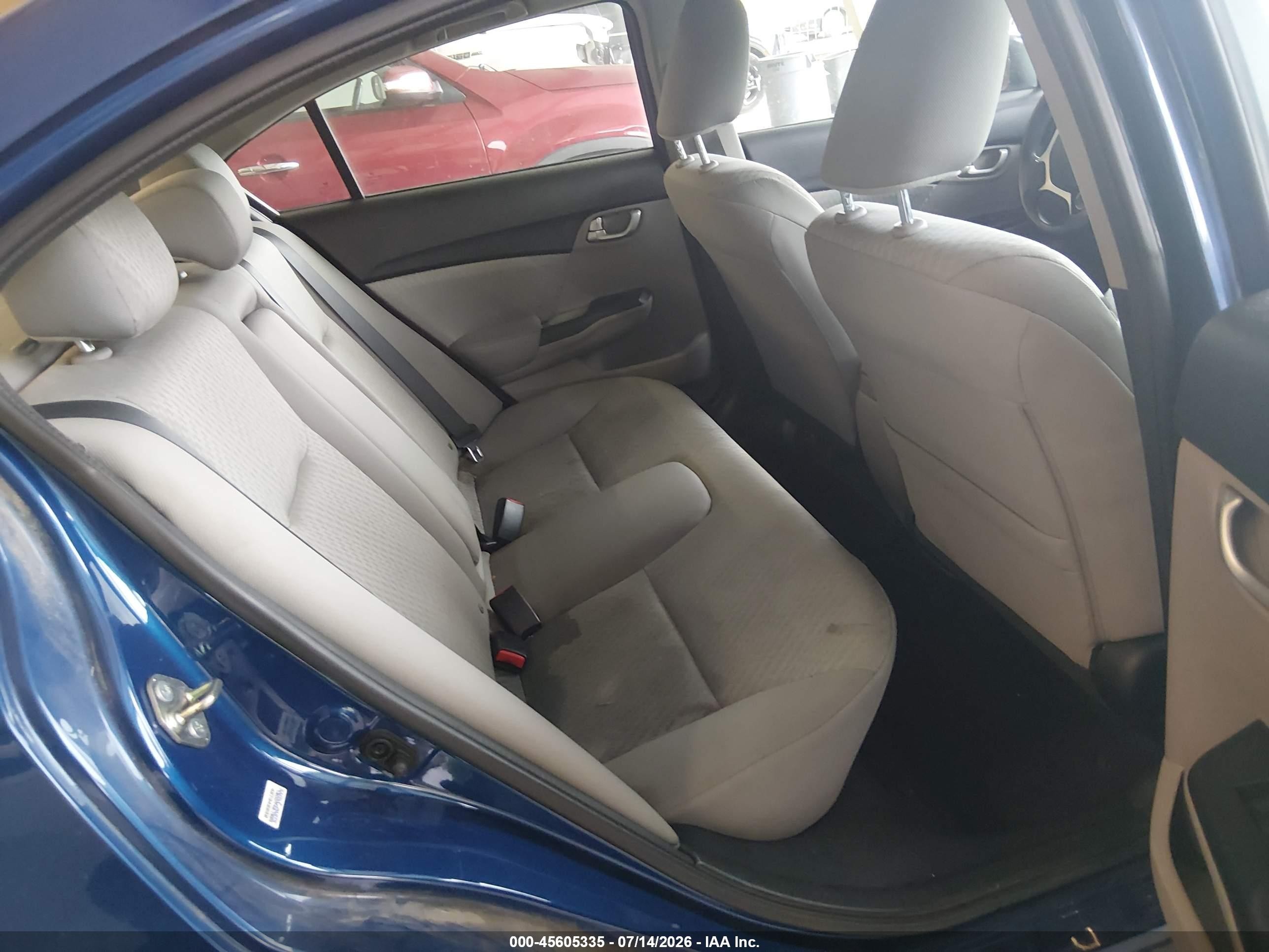 2015 Honda Civic Ex Blue vin: 19XFB2F86FE000887