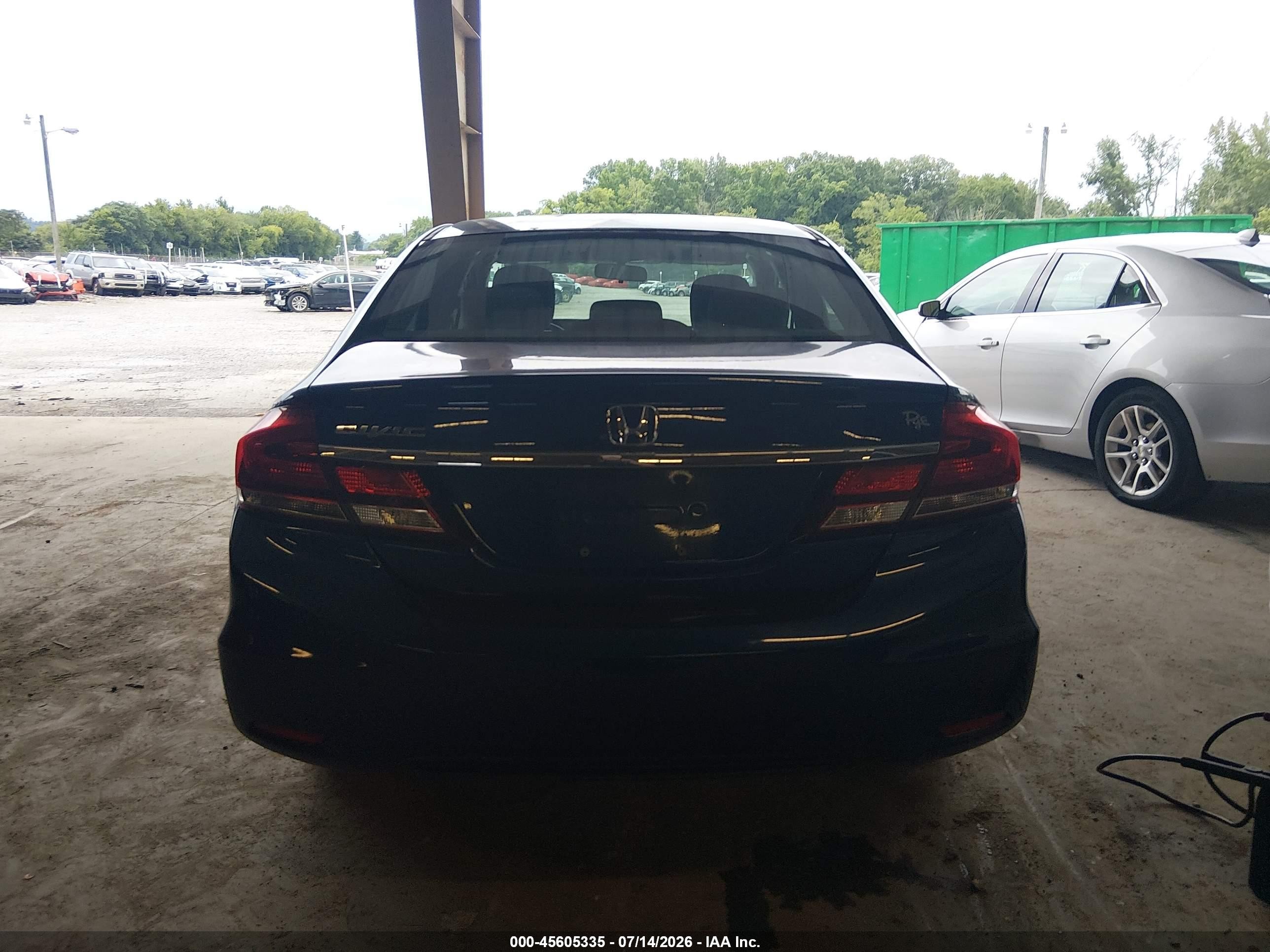 2015 Honda Civic Ex Blue vin: 19XFB2F86FE000887
