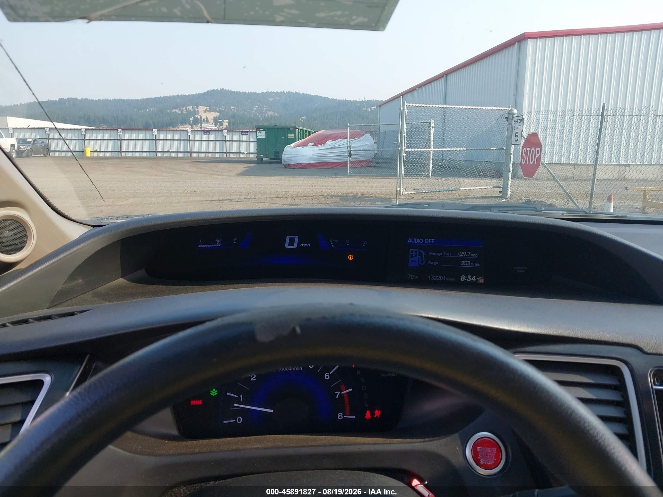 2015 Honda Civic Ex Темно-бордовый vin: 19XFB2F86FE007760