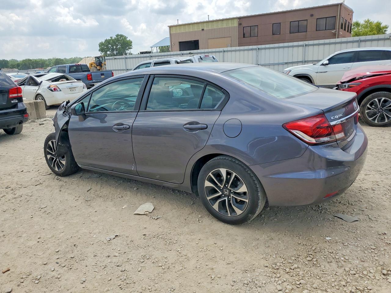 2015 Honda Civic Ex Gray vin: 19XFB2F86FE027085