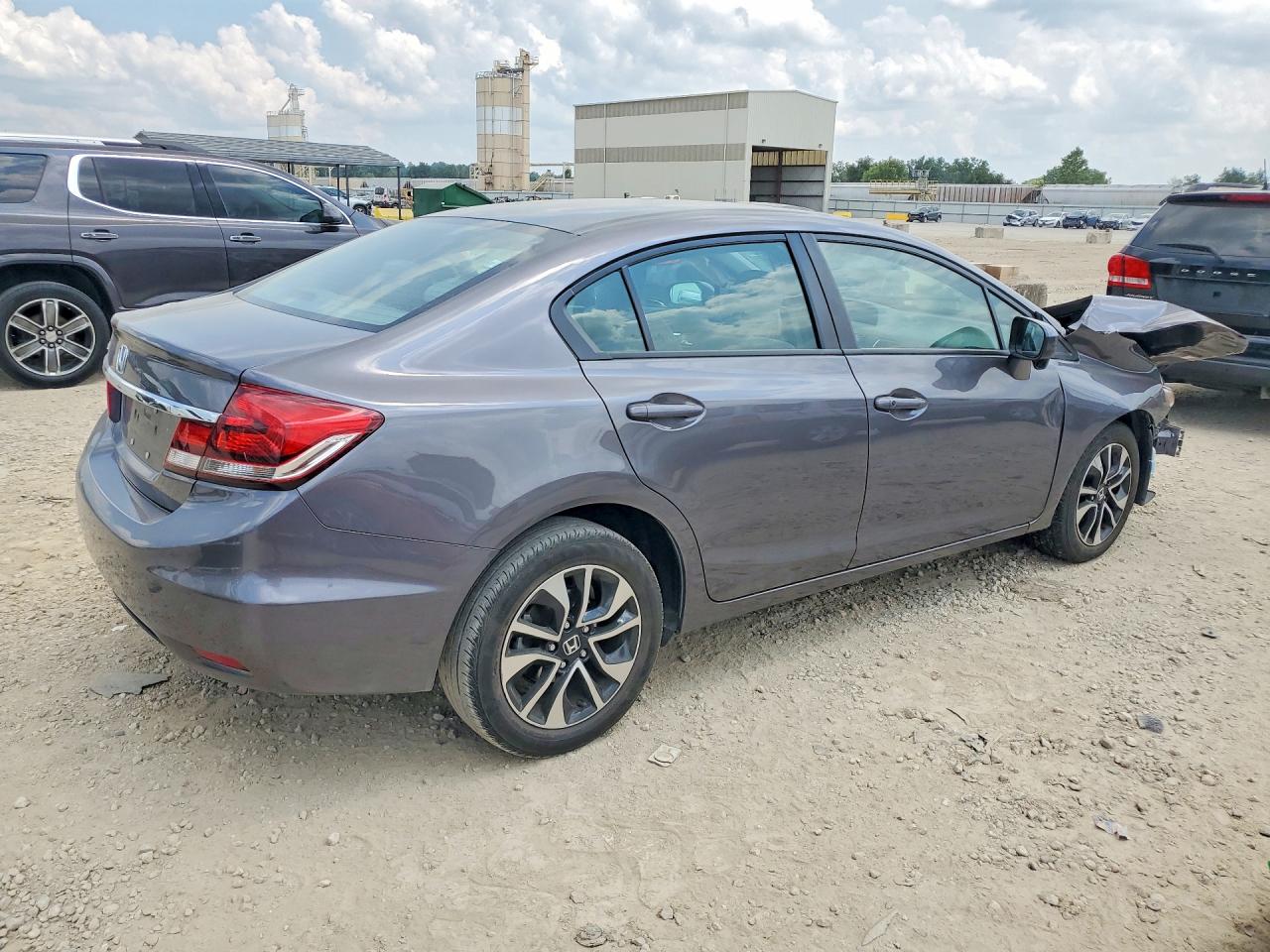 2015 Honda Civic Ex Gray vin: 19XFB2F86FE027085