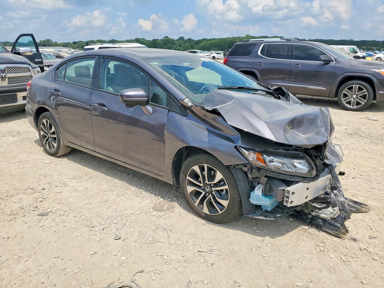 2015 Honda Civic Ex Gray vin: 19XFB2F86FE027085