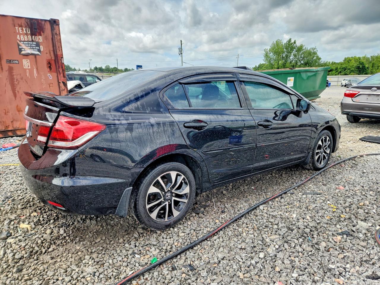 2015 Honda Civic Ex Black vin: 19XFB2F86FE030102