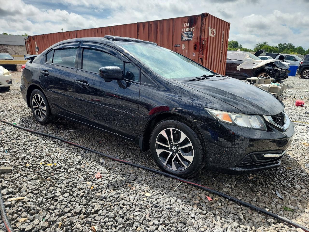 2015 Honda Civic Ex Black vin: 19XFB2F86FE030102