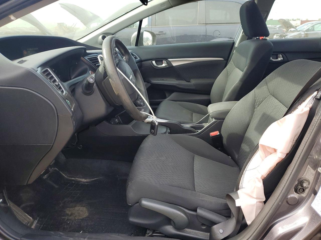 2015 Honda Civic Ex Gray vin: 19XFB2F86FE030679