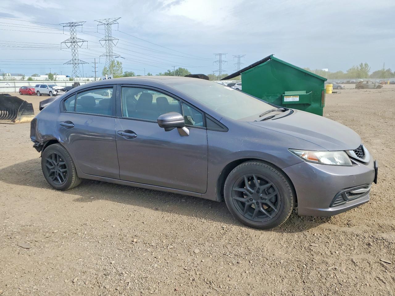 2015 Honda Civic Ex Gray vin: 19XFB2F86FE030679