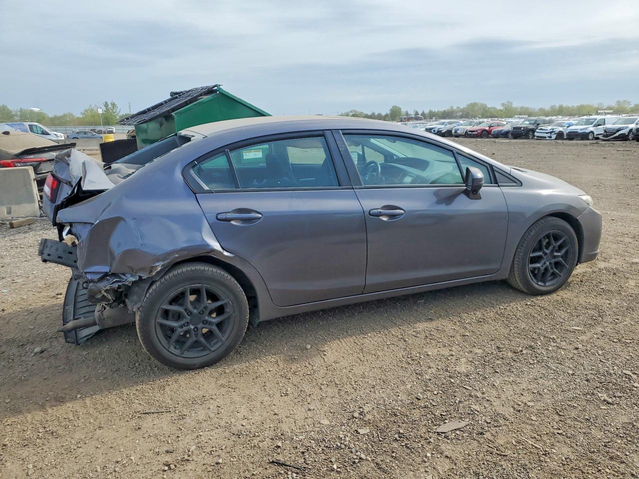 2015 Honda Civic Ex Gray vin: 19XFB2F86FE030679
