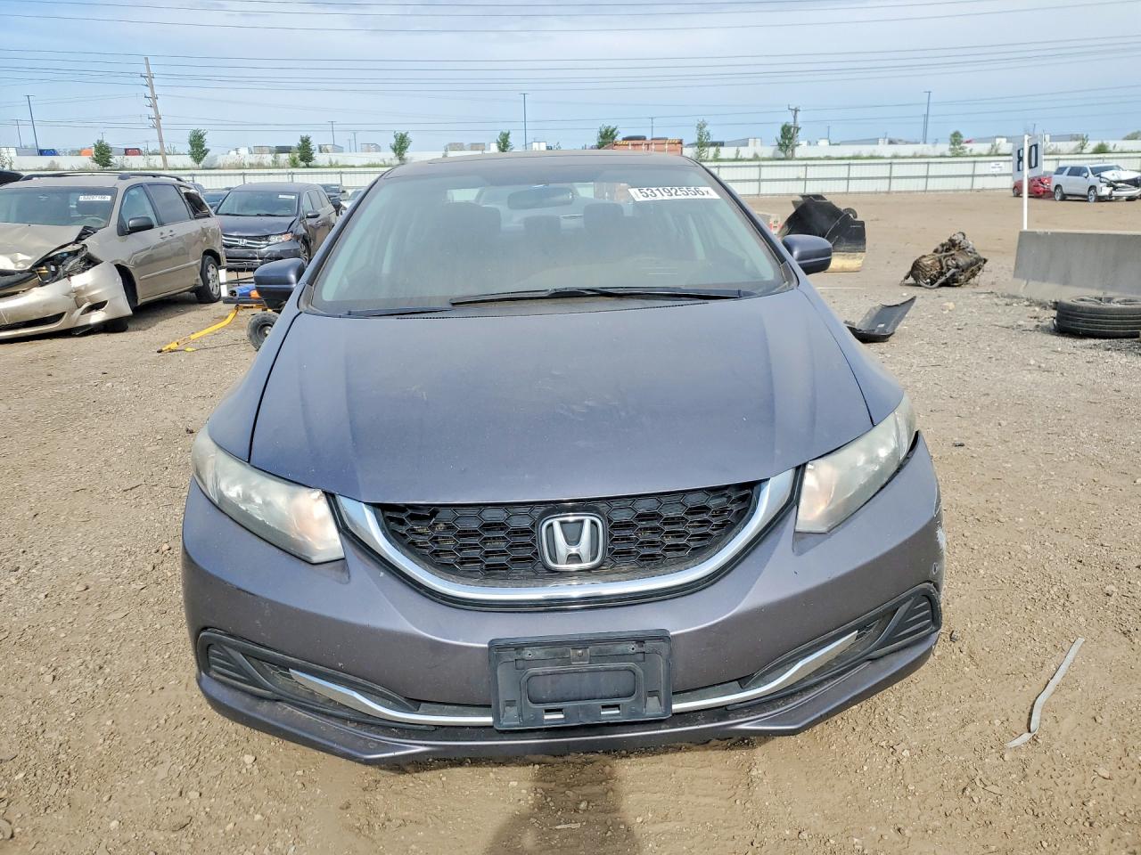 2015 Honda Civic Ex Gray vin: 19XFB2F86FE030679