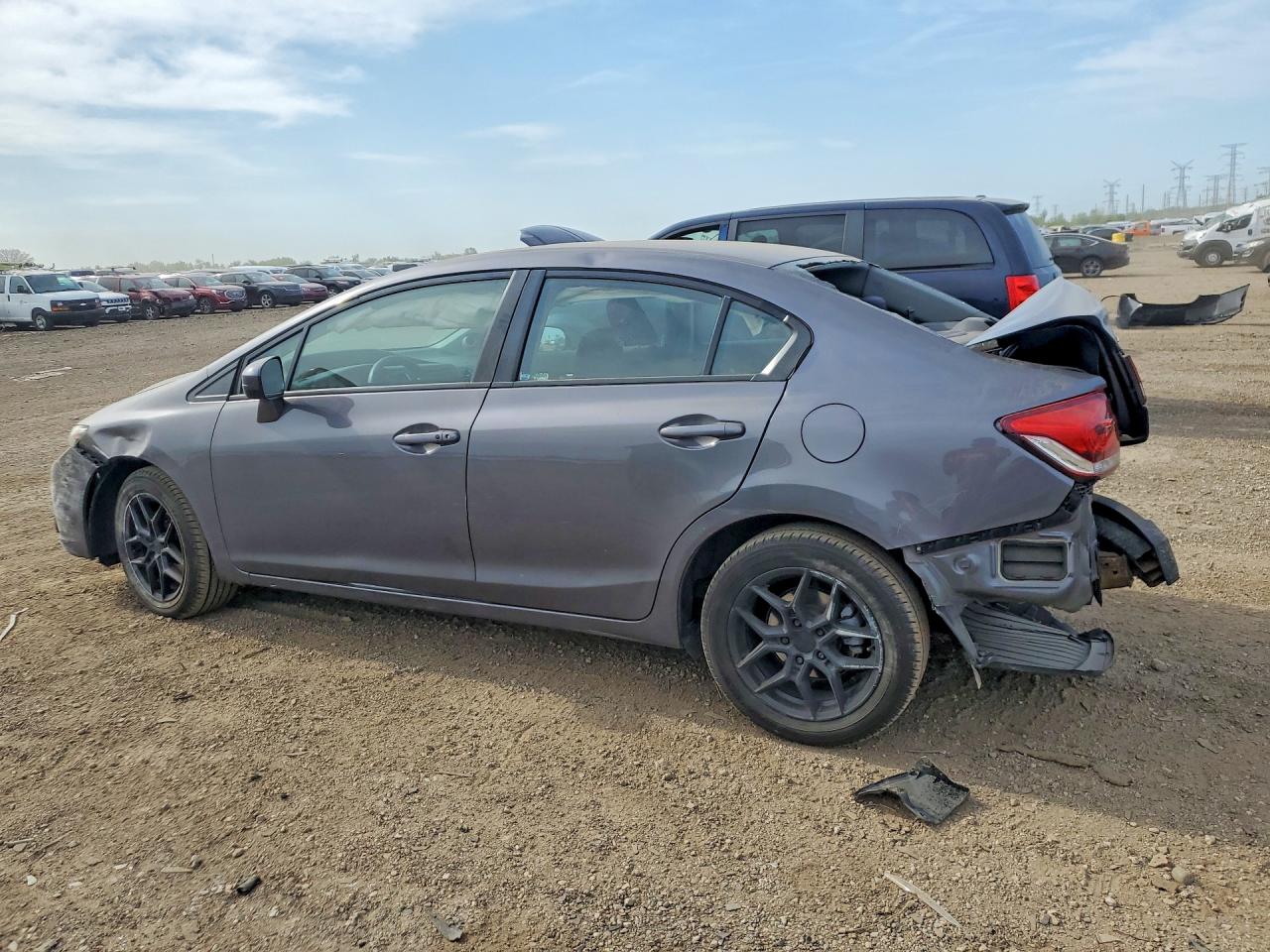 2015 Honda Civic Ex Gray vin: 19XFB2F86FE030679