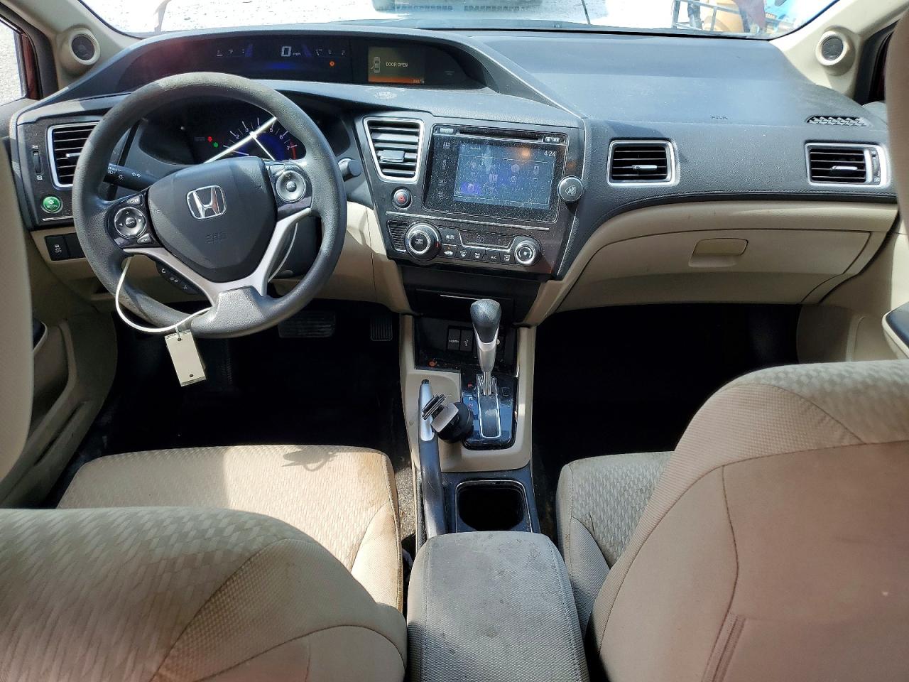 2015 Honda Civic Ex Бордовый vin: 19XFB2F86FE043917