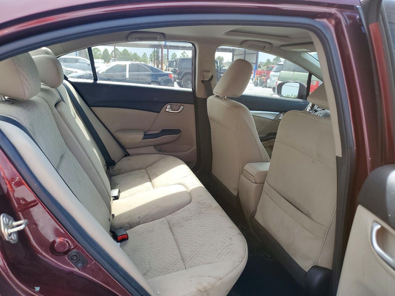 2015 Honda Civic Ex Бордовый vin: 19XFB2F86FE043917
