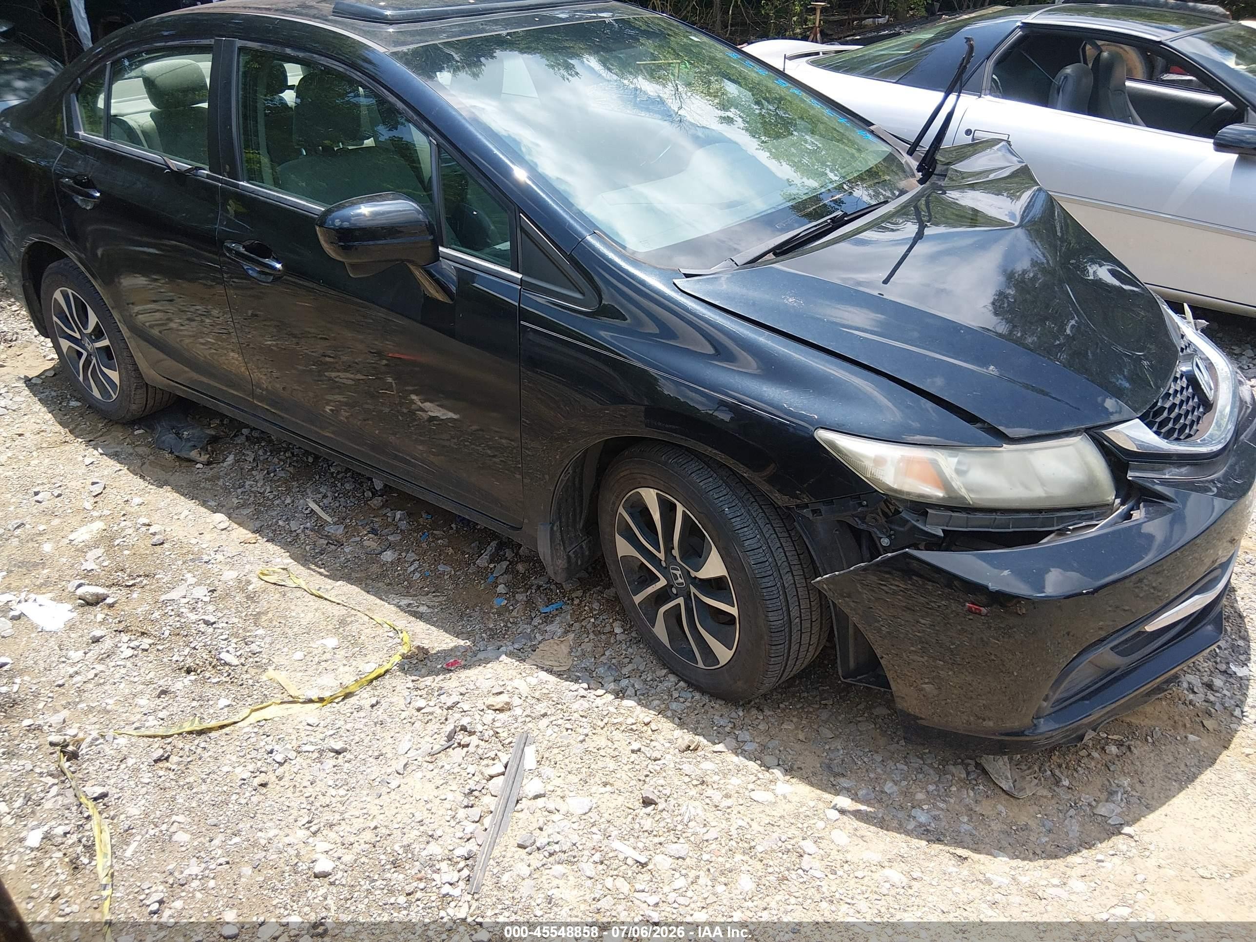 2015 Honda Civic Ex Black vin: 19XFB2F86FE080823