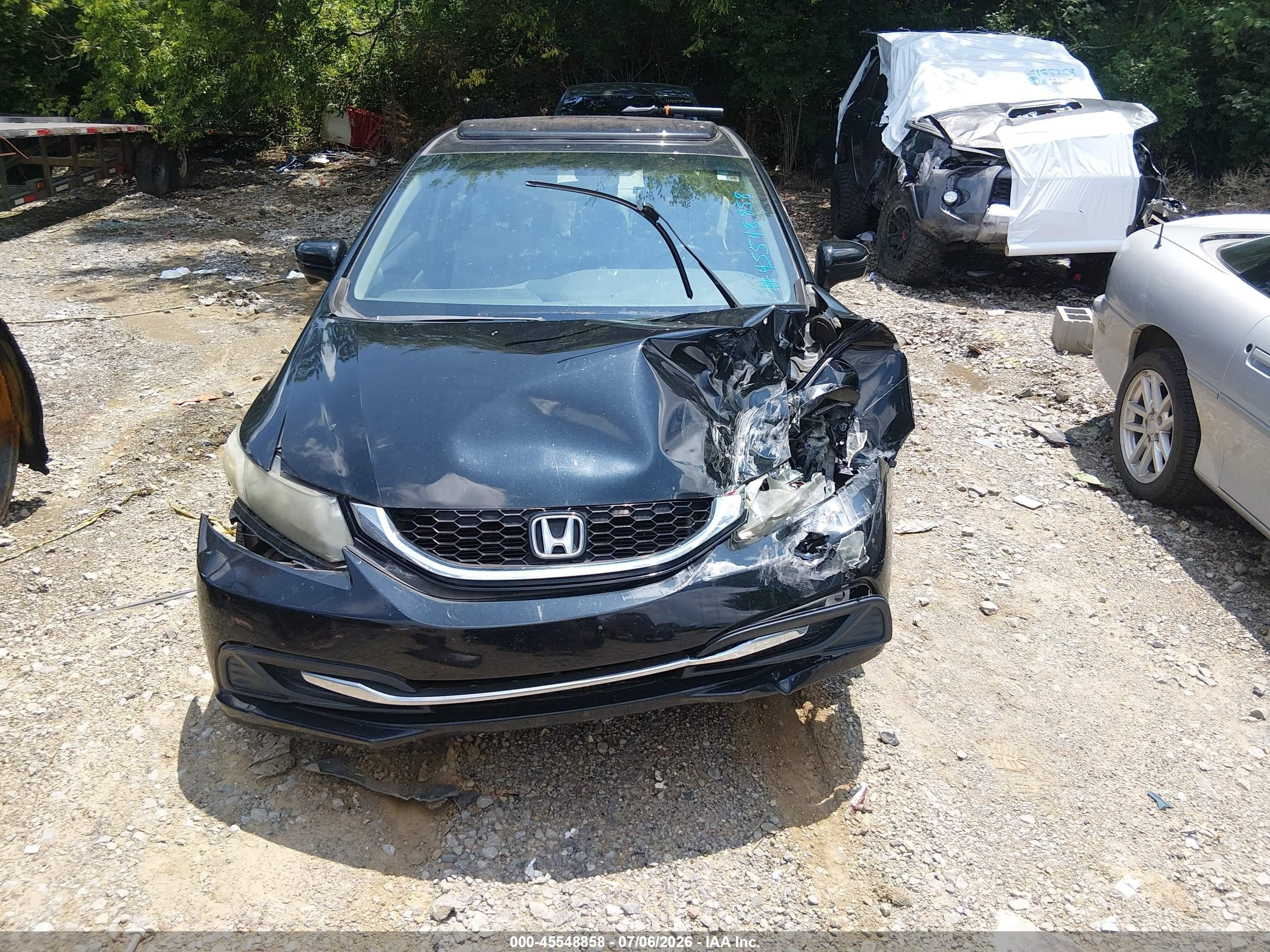 2015 Honda Civic Ex Black vin: 19XFB2F86FE080823