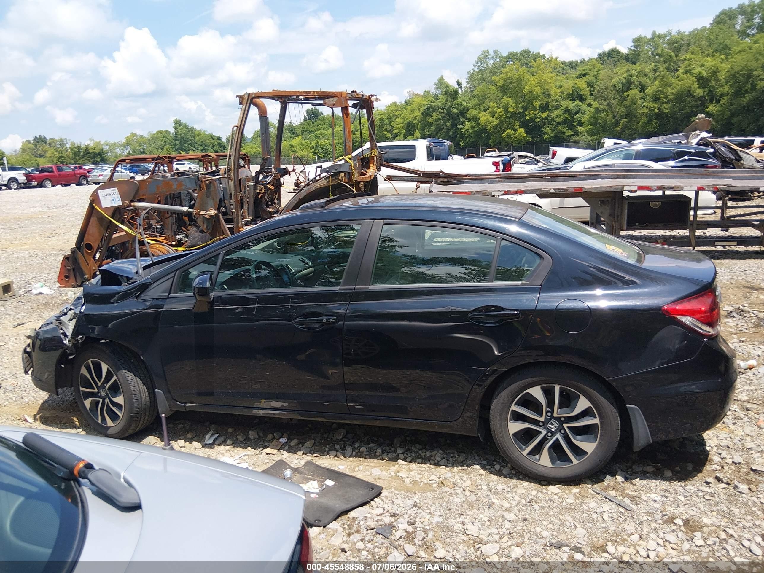 2015 Honda Civic Ex Black vin: 19XFB2F86FE080823