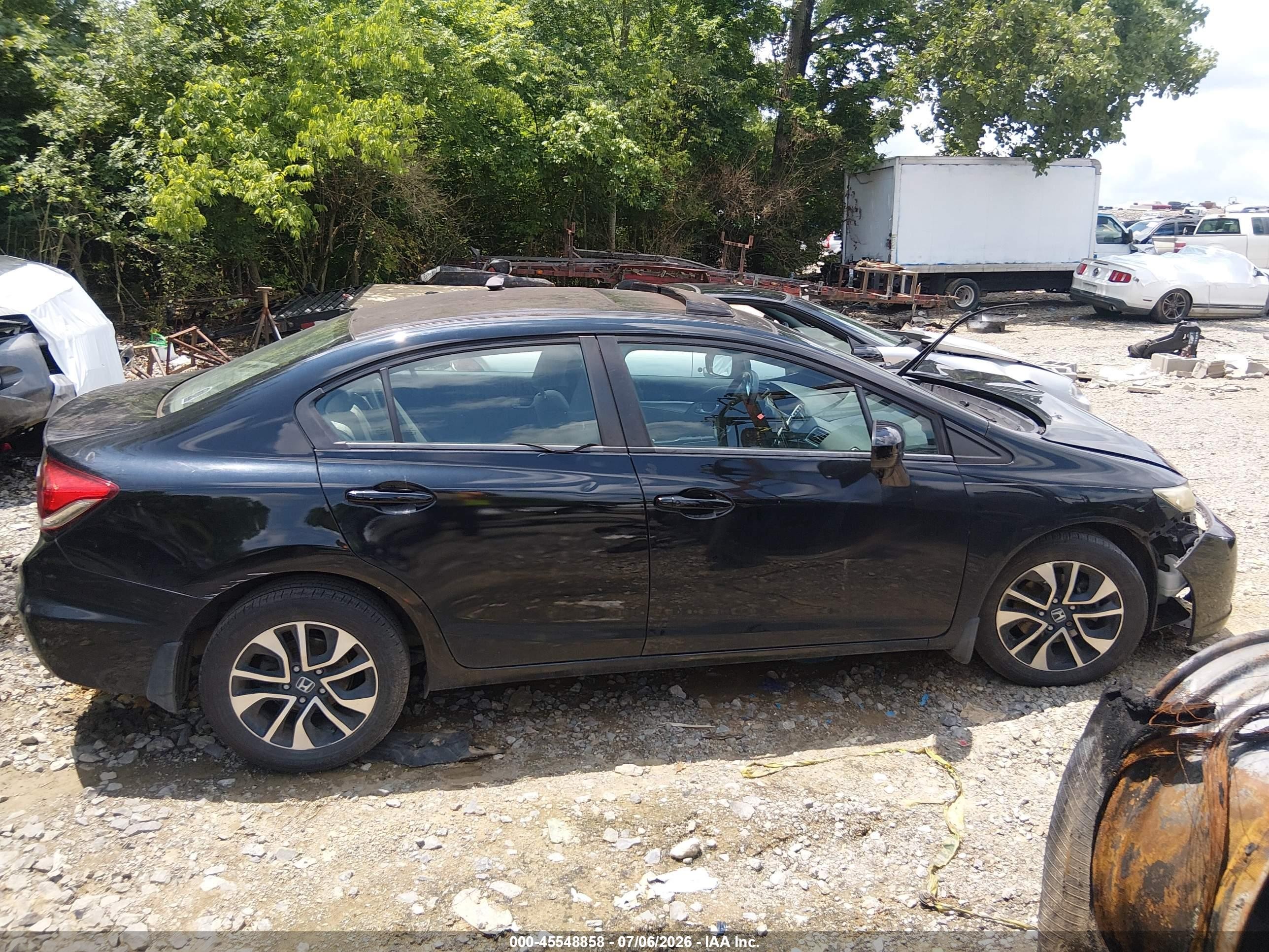 2015 Honda Civic Ex Black vin: 19XFB2F86FE080823