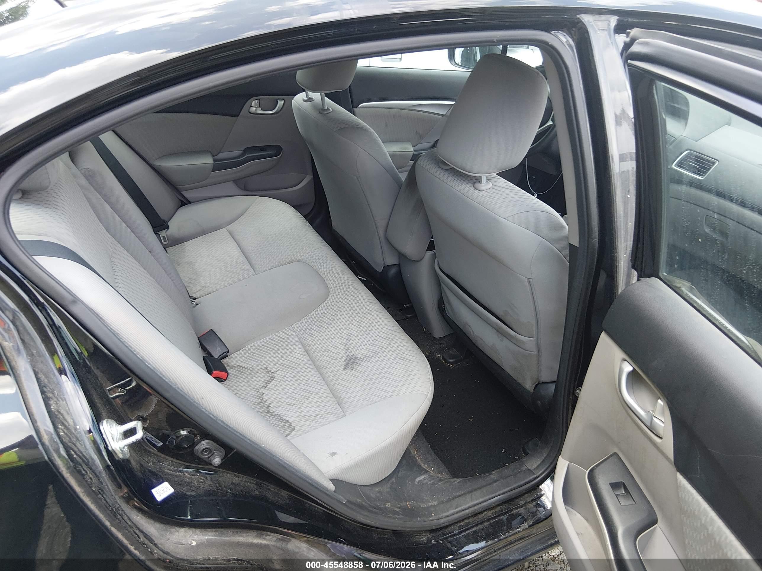 2015 Honda Civic Ex Black vin: 19XFB2F86FE080823