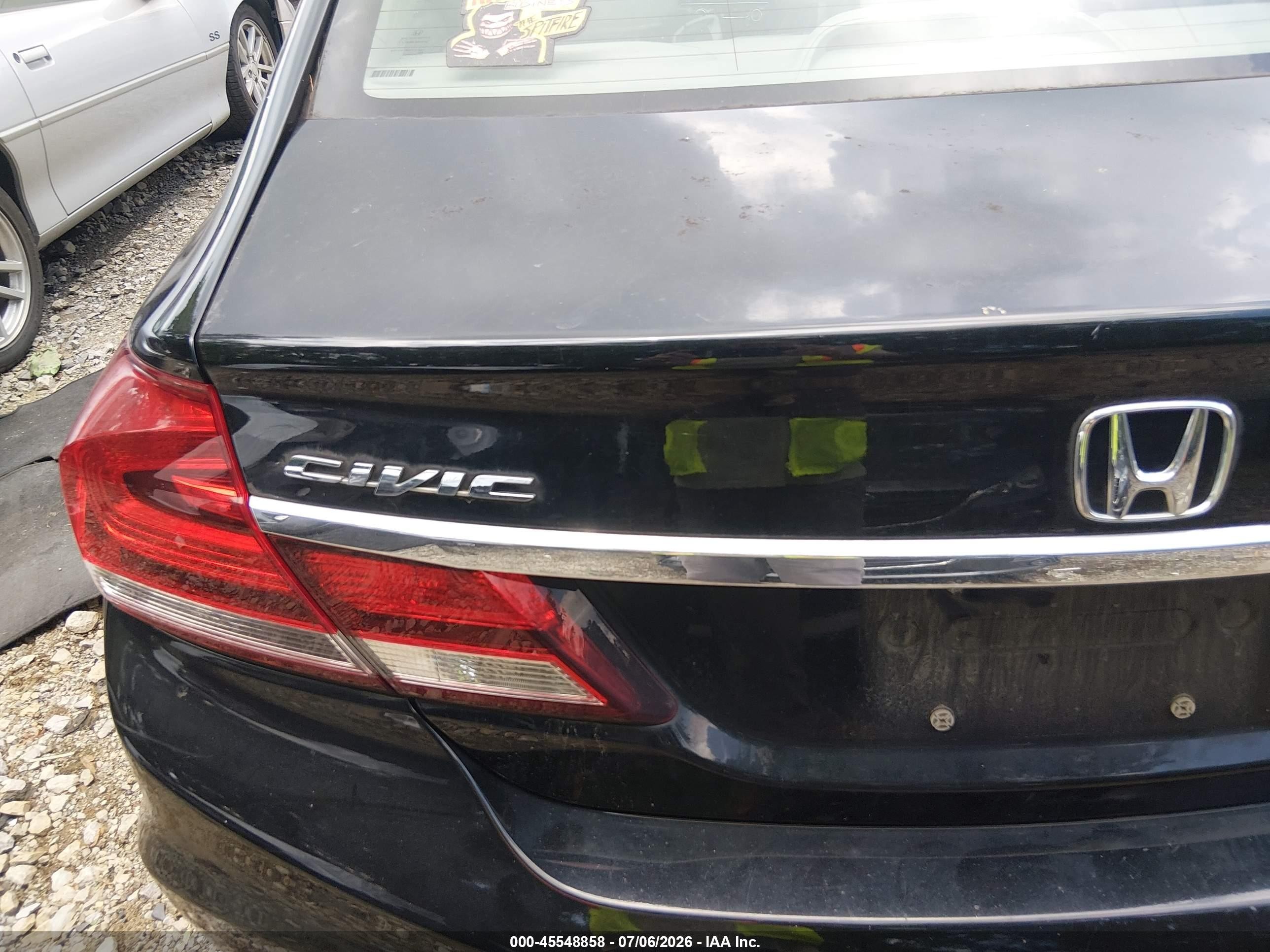 2015 Honda Civic Ex Black vin: 19XFB2F86FE080823