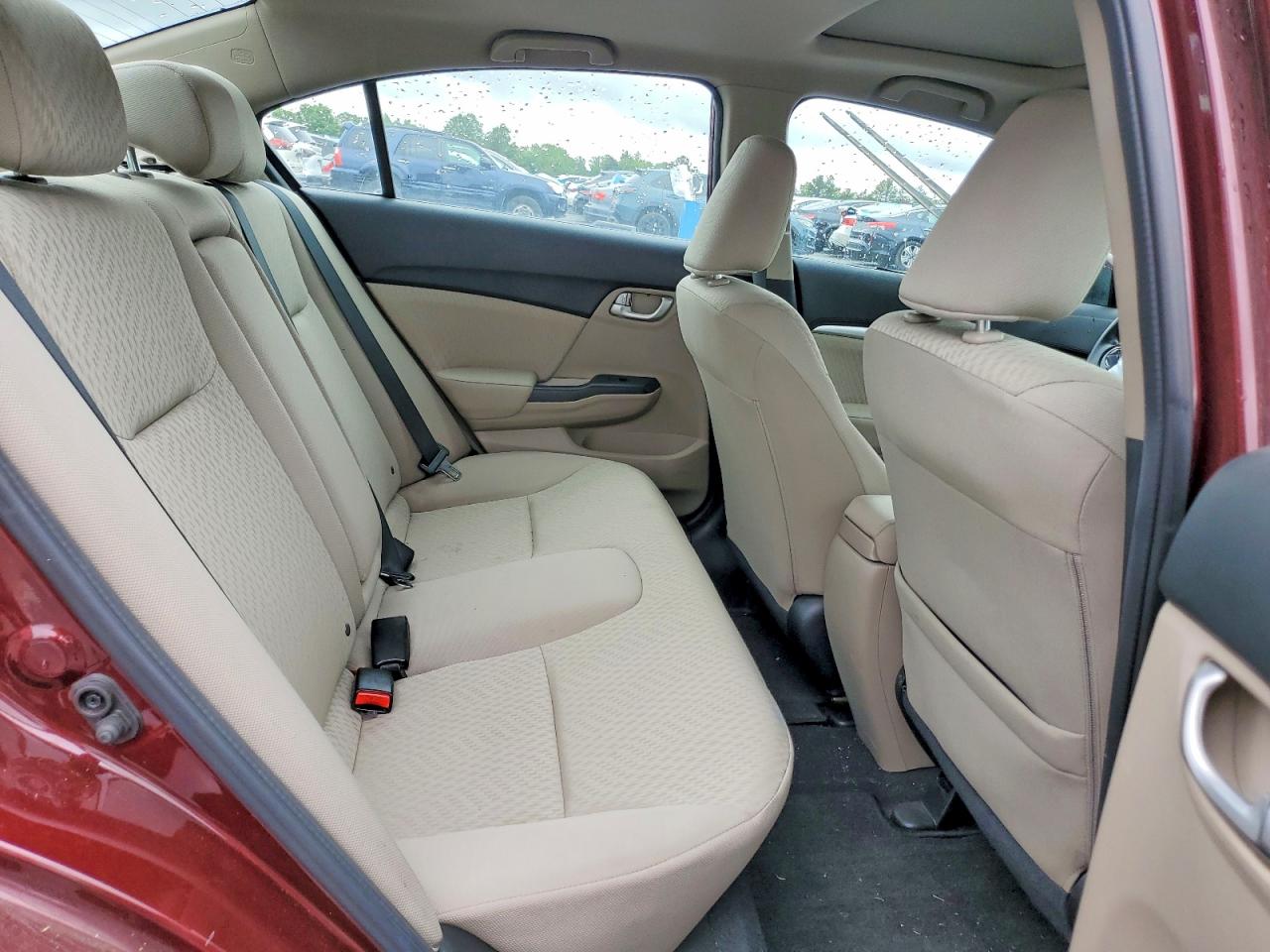 2015 Honda Civic Ex Burgundy vin: 19XFB2F86FE081552