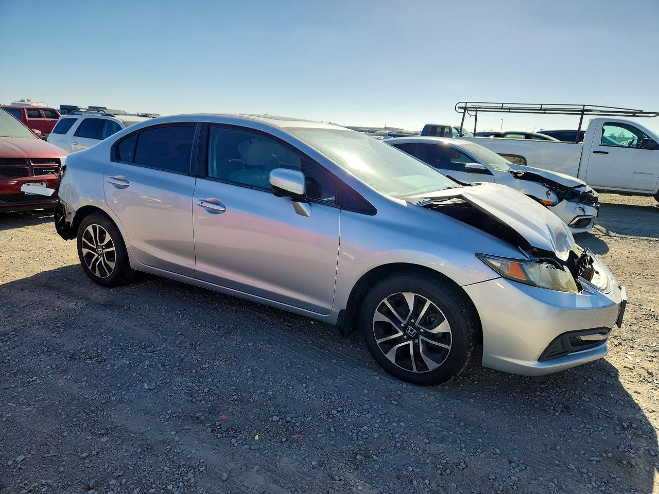 2015 Honda Civic Ex Silver vin: 19XFB2F86FE202662