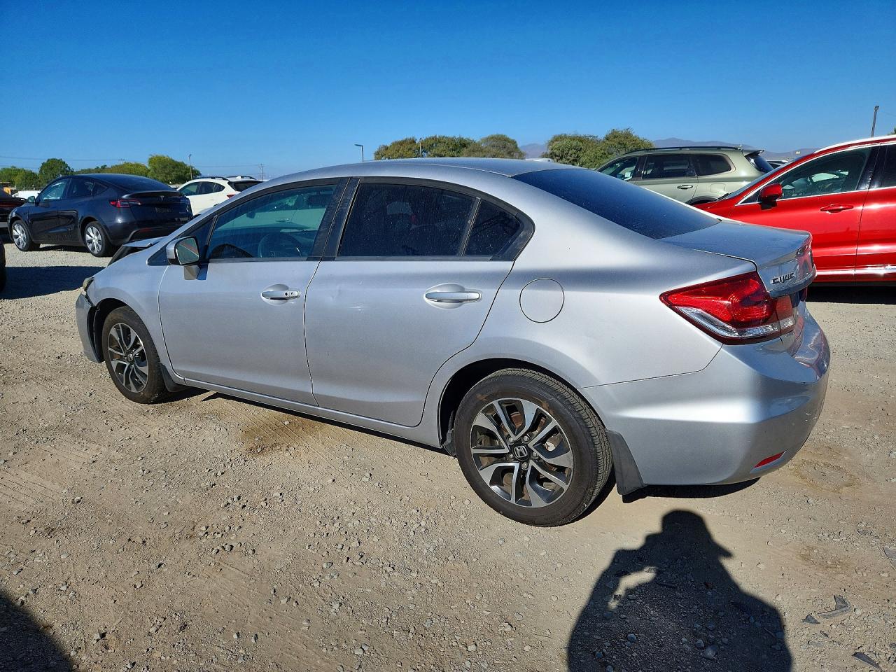 2015 Honda Civic Ex Silver vin: 19XFB2F86FE202662