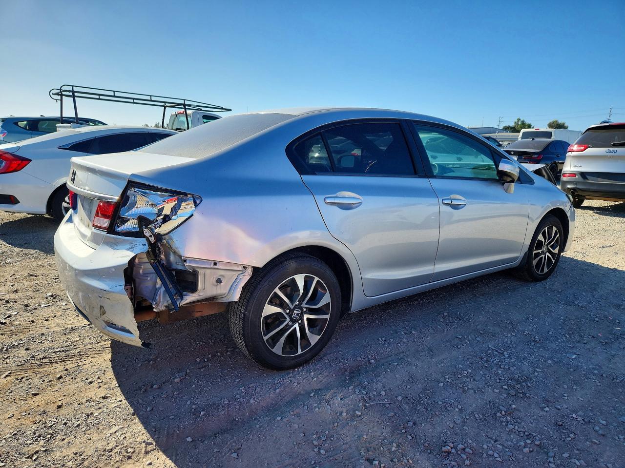 2015 Honda Civic Ex Silver vin: 19XFB2F86FE202662