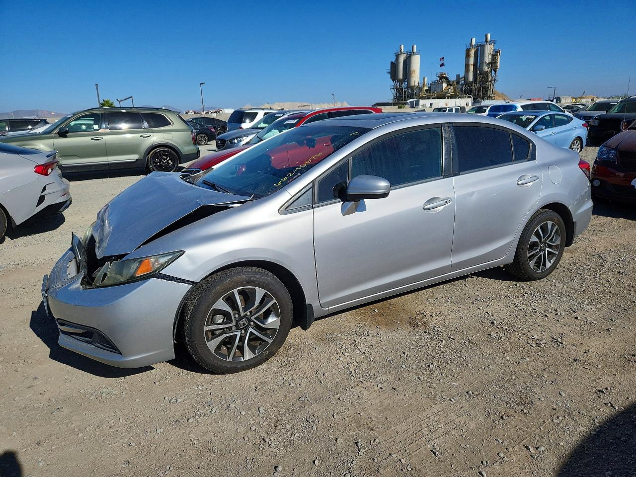 2015 Honda Civic Ex Silver vin: 19XFB2F86FE202662