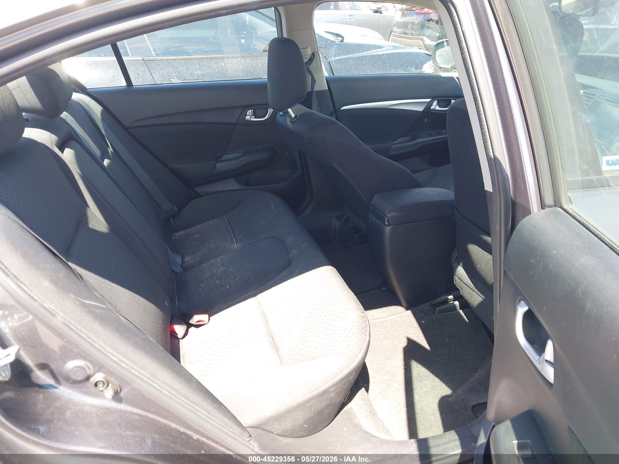 2015 Honda Civic Ex Серый vin: 19XFB2F86FE204430