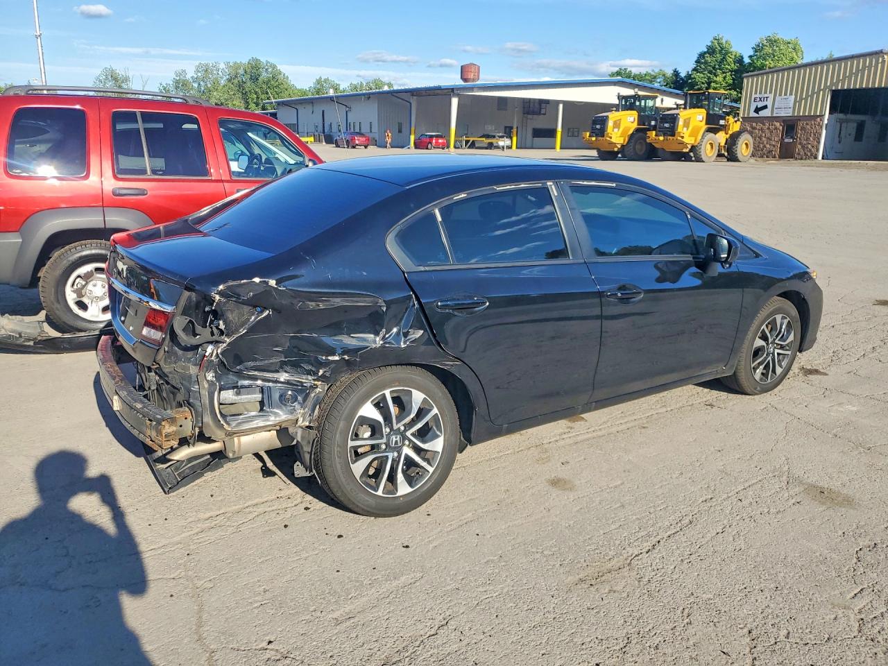 2015 Honda Civic Ex Black vin: 19XFB2F86FE209739