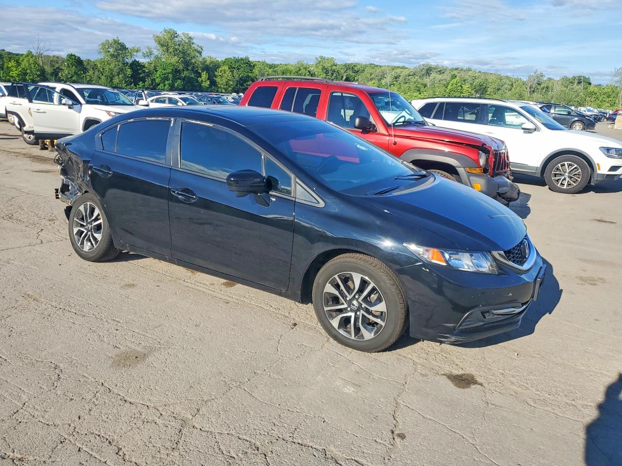 2015 Honda Civic Ex Black vin: 19XFB2F86FE209739