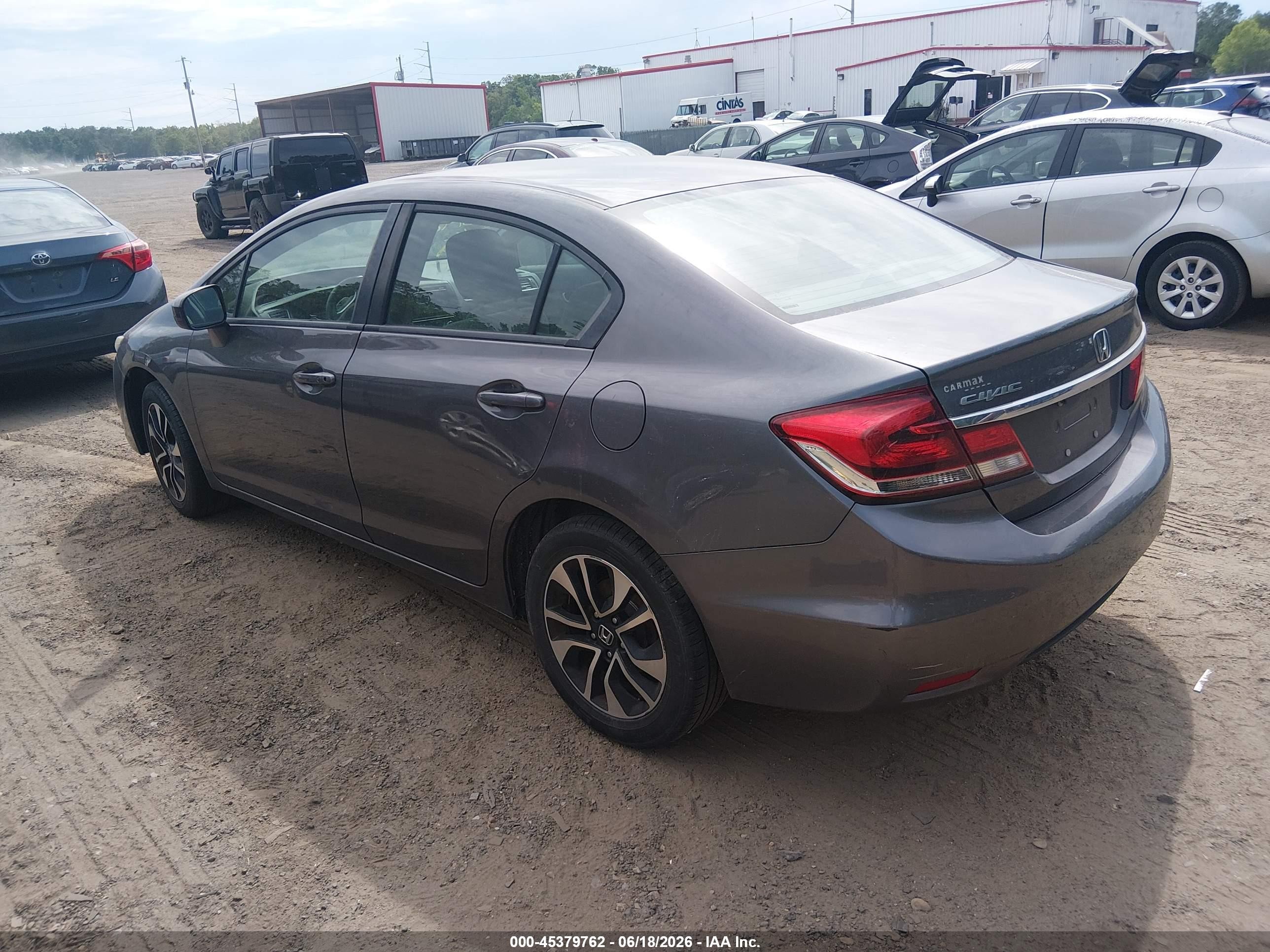 2015 Honda Civic Ex Gray vin: 19XFB2F86FE223026