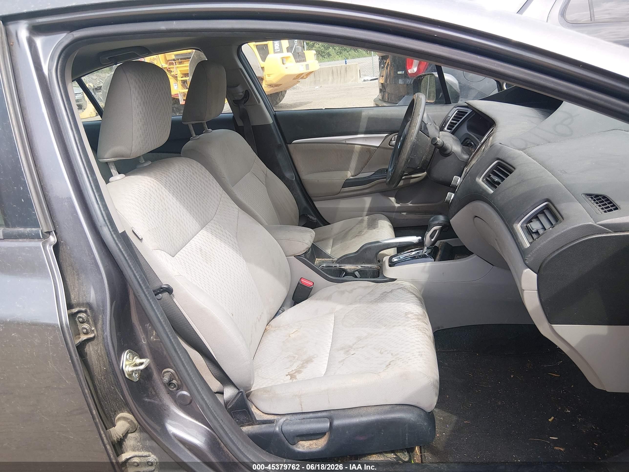 2015 Honda Civic Ex Gray vin: 19XFB2F86FE223026